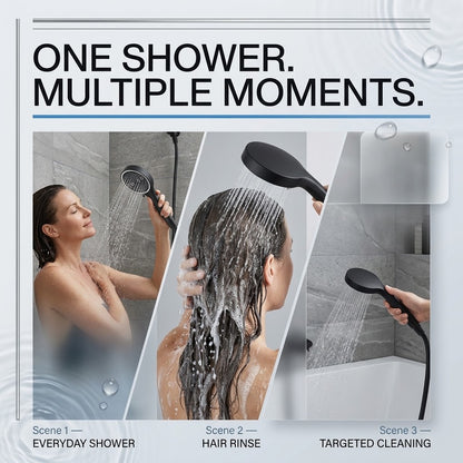 6-Mode High-Pressure Handheld Shower Head