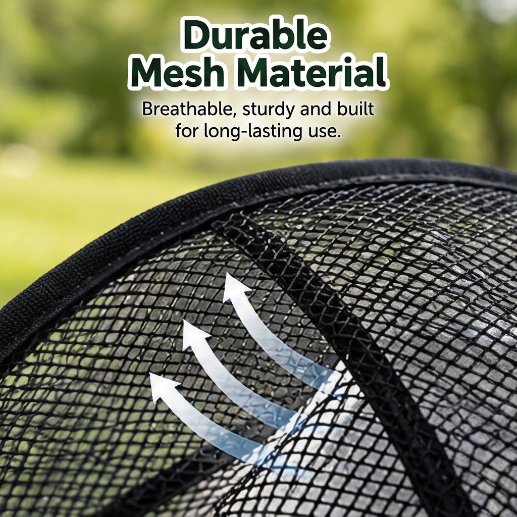 Portable Mesh Cat Playpen – Foldable Indoor & Outdoor Enclosure