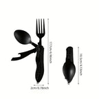 🥄 4-in-1 Folding Camping Utensil Set 🏕️