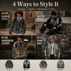 Skeleton Ribcage Oversized Knit Button Cardigan