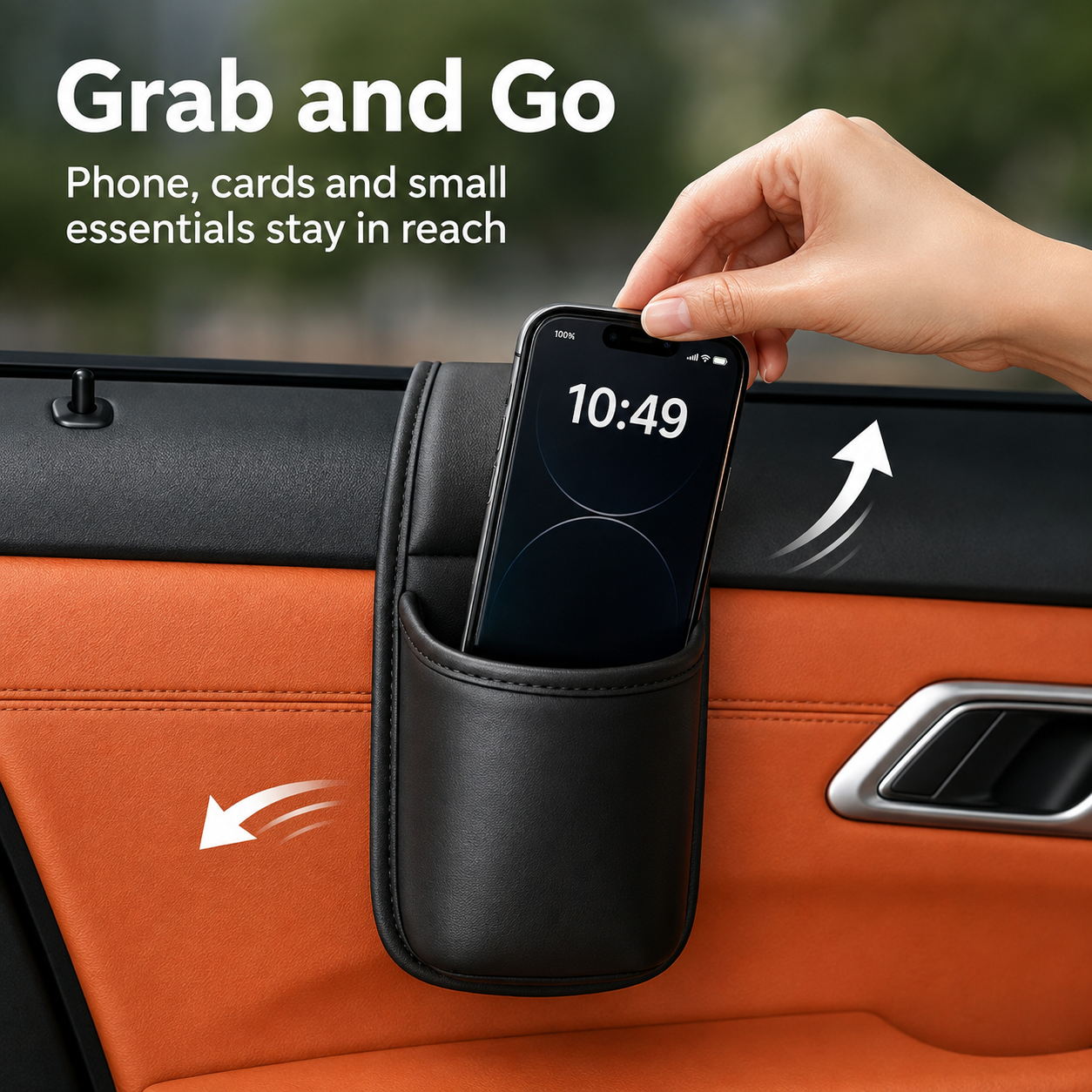 Multifunctional Car Door Storage Pocket