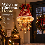 🎄Lighted Santa Hat Hanging Chandelier