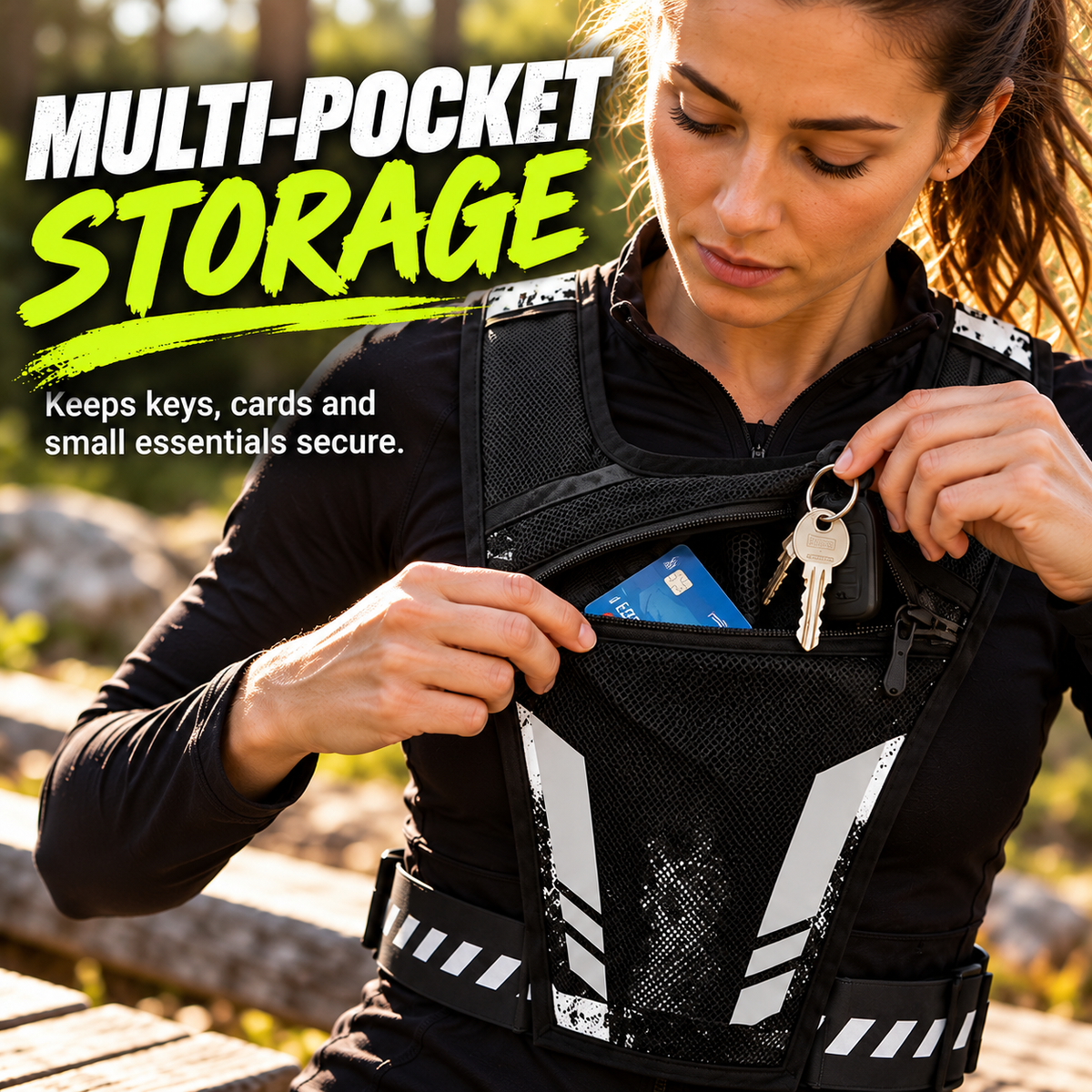 🏃 Multifunctional Lightweight Running Vest – Run Hands-Free, Keep Your Essentials Close! ⚡