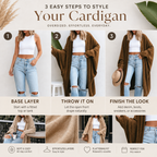 Cozy Oversized Longline Cardigan for Effortless Everyday Layering