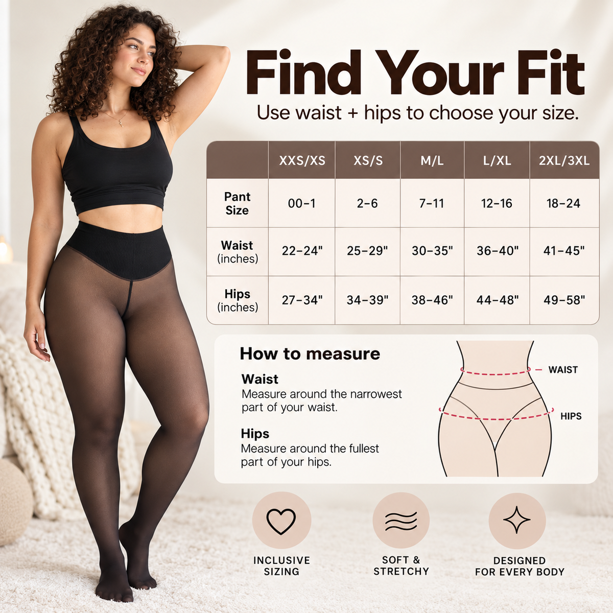 🔥NEW COMPRESSION BAND & ONE SEAM OPTION! THE ORIGINAL MAGIC FLEECE LINED LEGGINGS