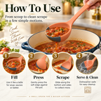 3-in-1 Silicone Ladle & Scraper Spoon