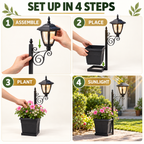 Solar Planter Lamp — Flowers by Day, Light by Night