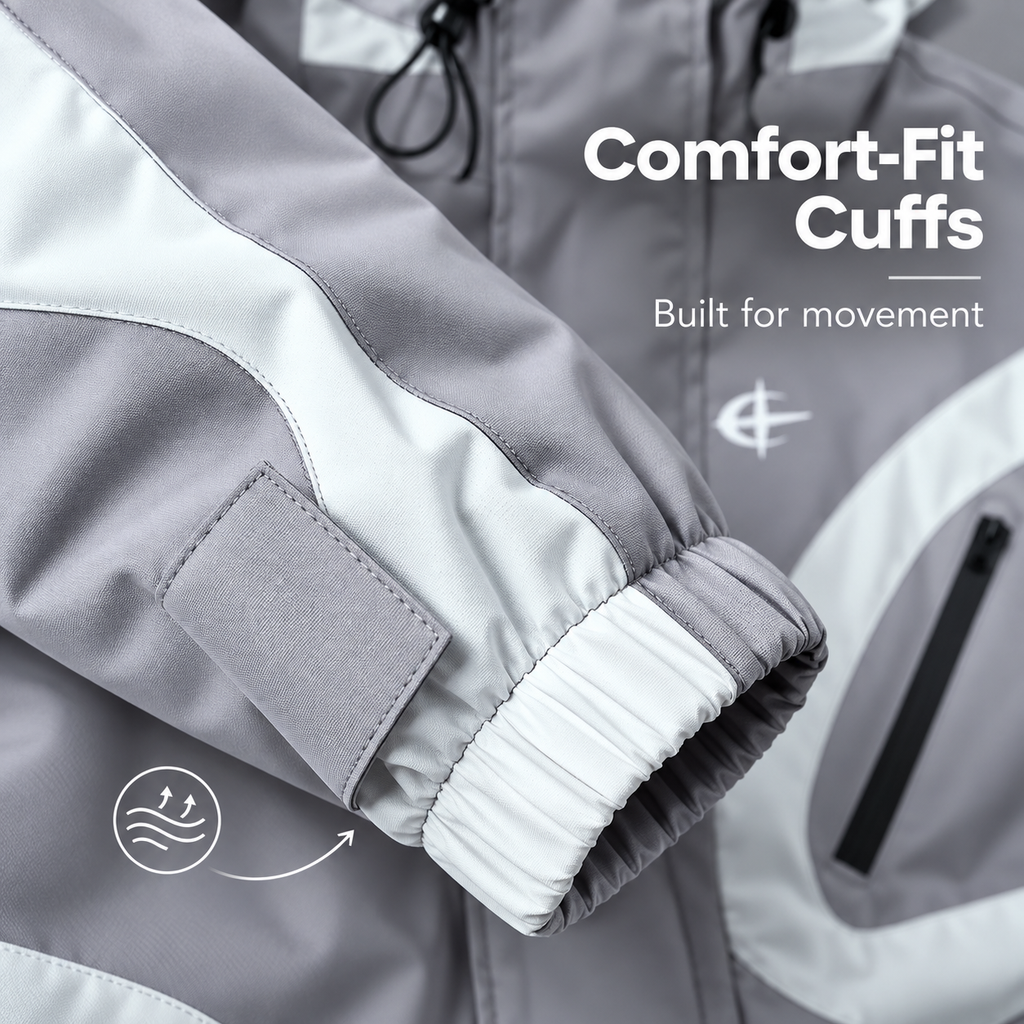 Men's Futuristic Techwear Windbreaker