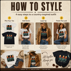Vintage Country Music Graphic Tee