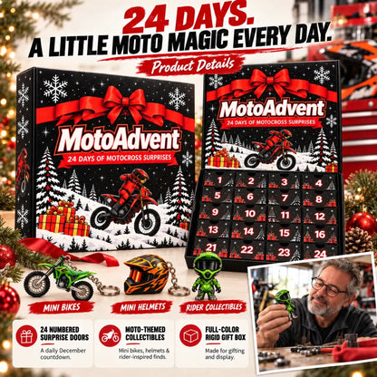 🏍️ Motocross Advent Calendar – 24 Days of Rider Themed Gifts 🎄