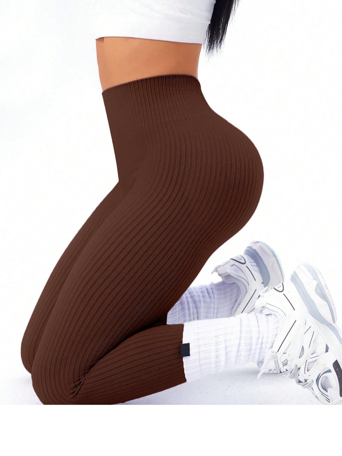 💃Women's Ribbed Yoga Leggings – High Waist & Everyday Comfort💃