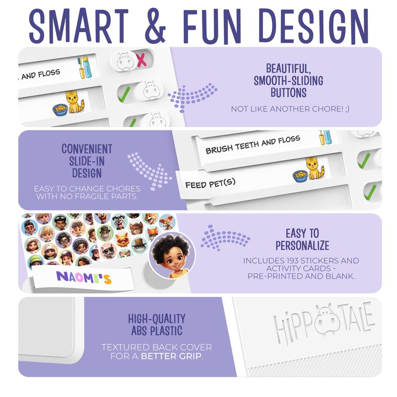 Magnetic Chore Chart for Kids—Builds Independence & Responsibility