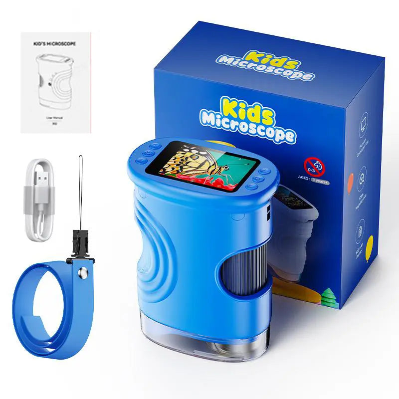 🔬 Kids’ 1000X Digital Microscope with 2.0″ Screen & Photo/Video Capture