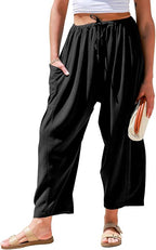 ☀️Summer Hot Sale 49% OFF -Women's Linen Wide Leg Pants with Pockets