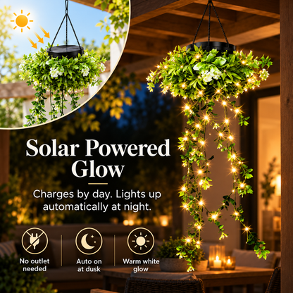 Solar Artificial Plants Hanging lights– Bring Your Garden to Life After Dark