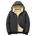 Women’s Thermal Fleece-Lined Winter Jacket | Lightweight Quilted Full-Zip Hooded Coat with Secure Pockets