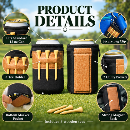 Magnetic Golf Cart Caddie – Keep Drinks, Tees & Markers Ready