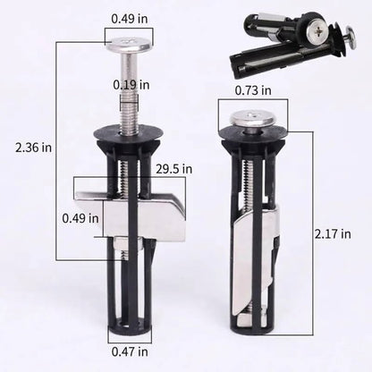 Top-Fix Toilet Seat Hinge Repair Kit – Expansion Bolts for Loose Toilet Seats