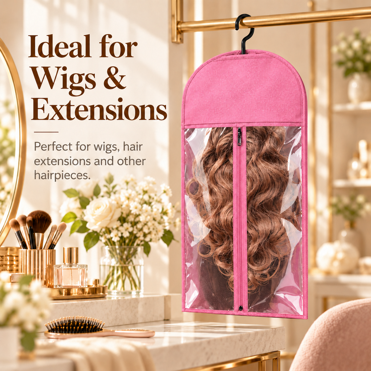 💖Clear Wig Storage Bag – Keep Your Wigs Neat & Dust-Free!👩‍🦰