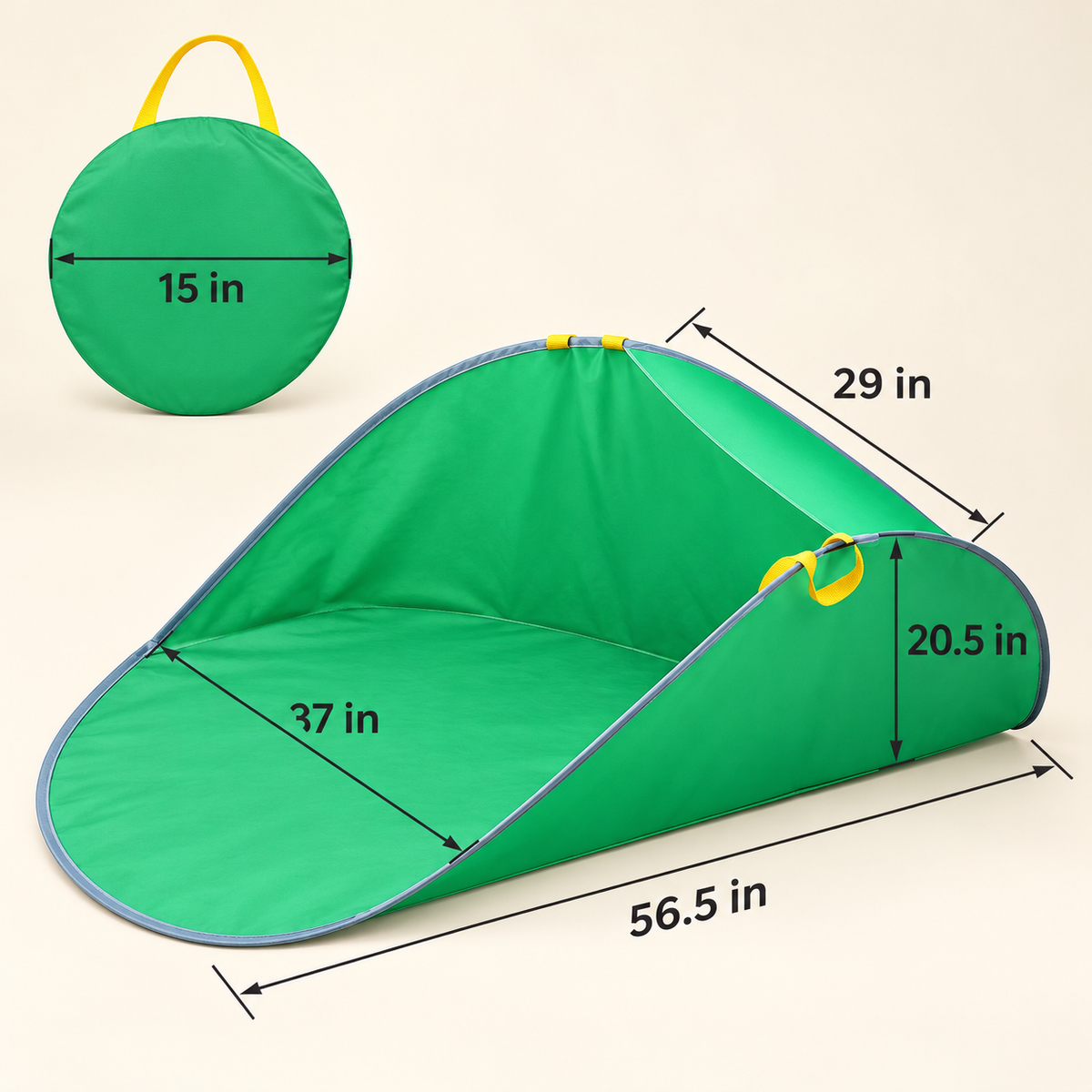 Pop-Up Leaf Collector – Large Capacity Foldable Yard Waste Bag for Easy Lawn & Garden Cleanup