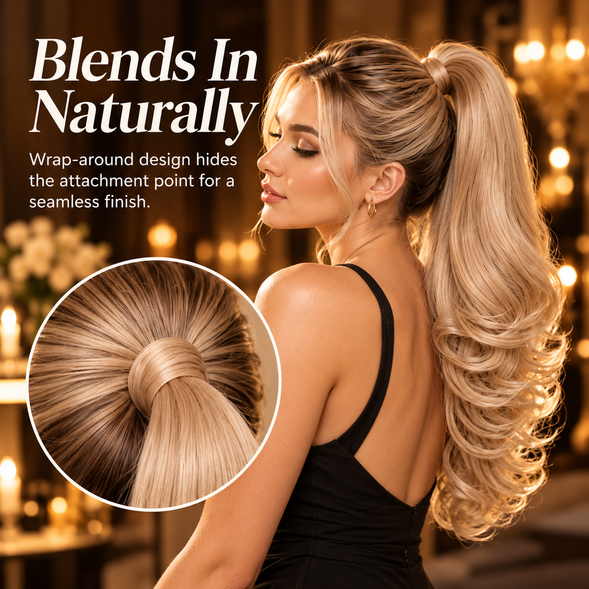 💖 Ponytail Hair Extension – Instant Volume, Effortless Glam! 🎀