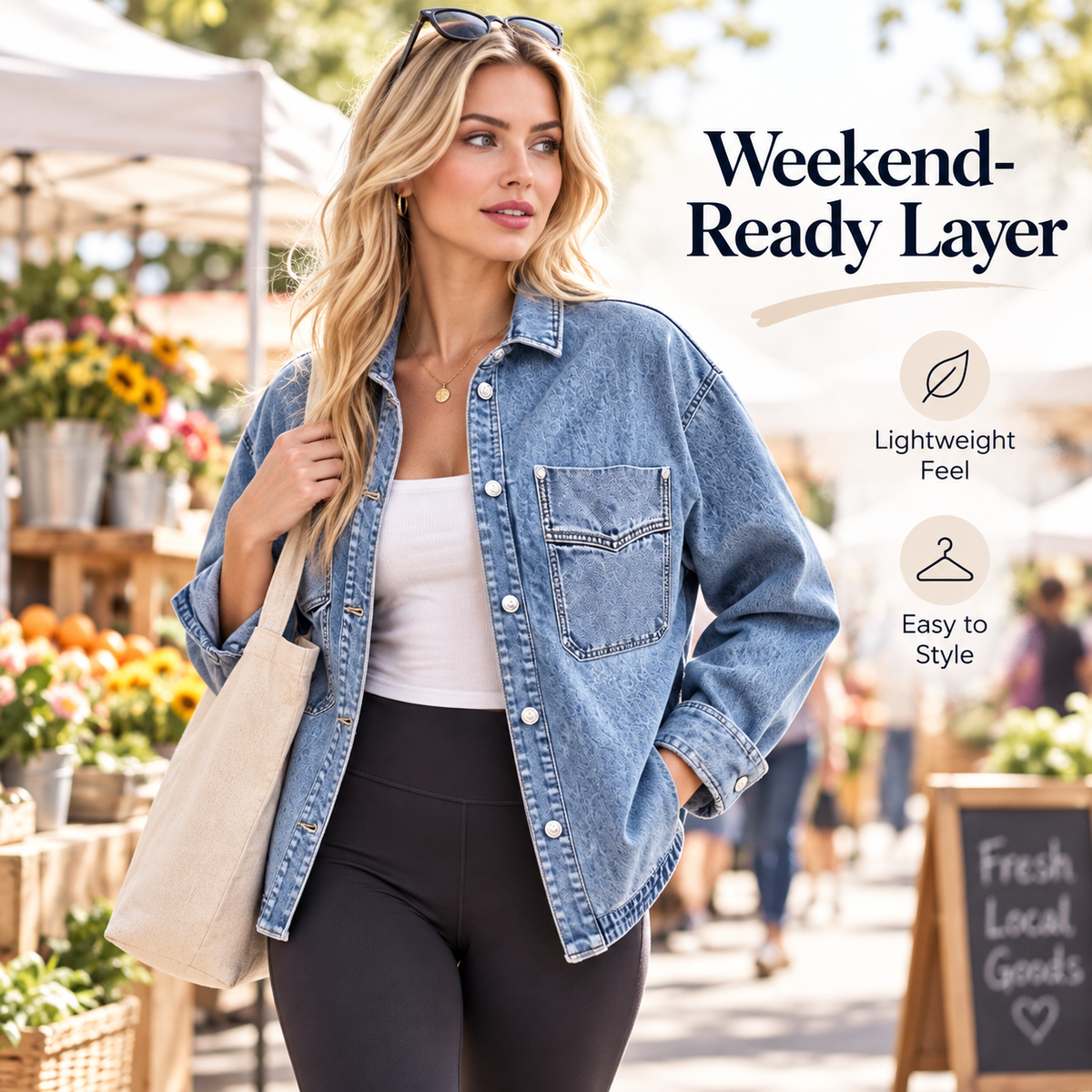 Women’s Relaxed Everyday Denim Jacket