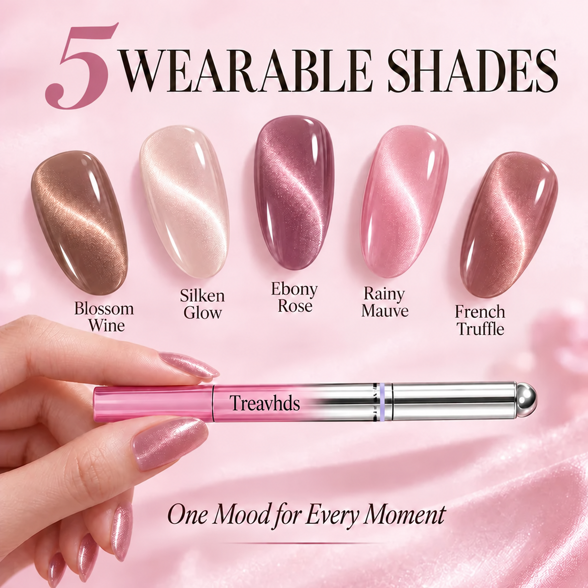 ⭐All-in-One Magnetic Cat-Eye Gel Nail Pen