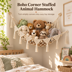 Boho Stuffed Animal Hammock – Cute Corner Storage