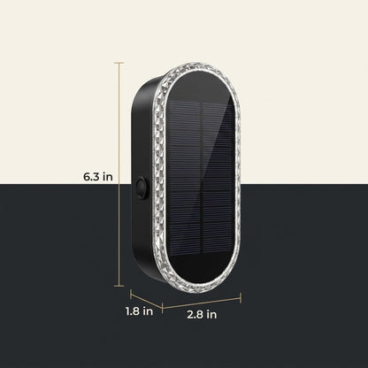 Solar Fence Lights – 7 Colors, Auto On/Off & IP65