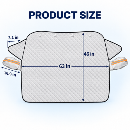Car Windshield Protector Cover - Waterproof, All-Season Outdoor Wind Screen Shield for Most Vehicles