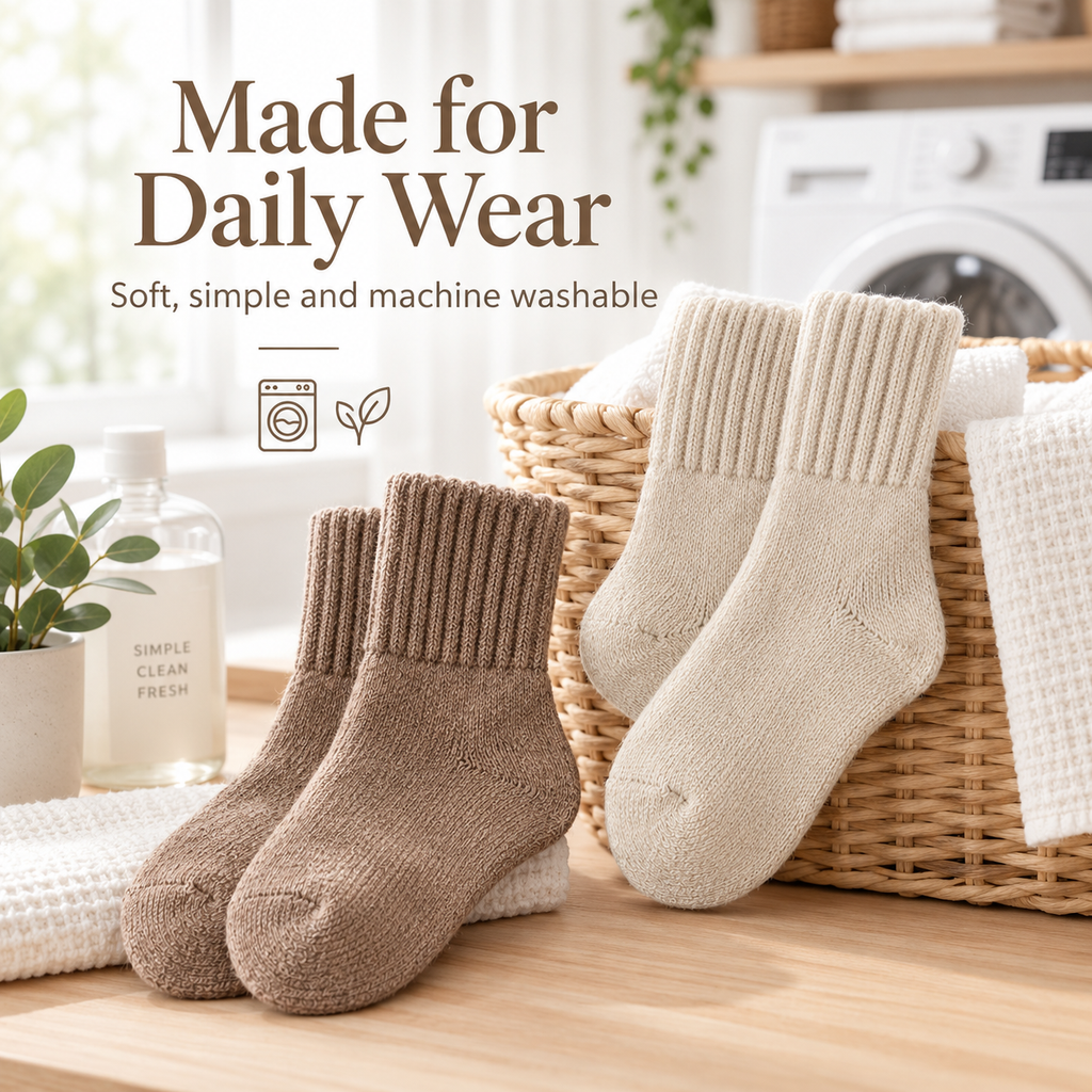 5-Pack Women’s Warm Mid-Calf Socks