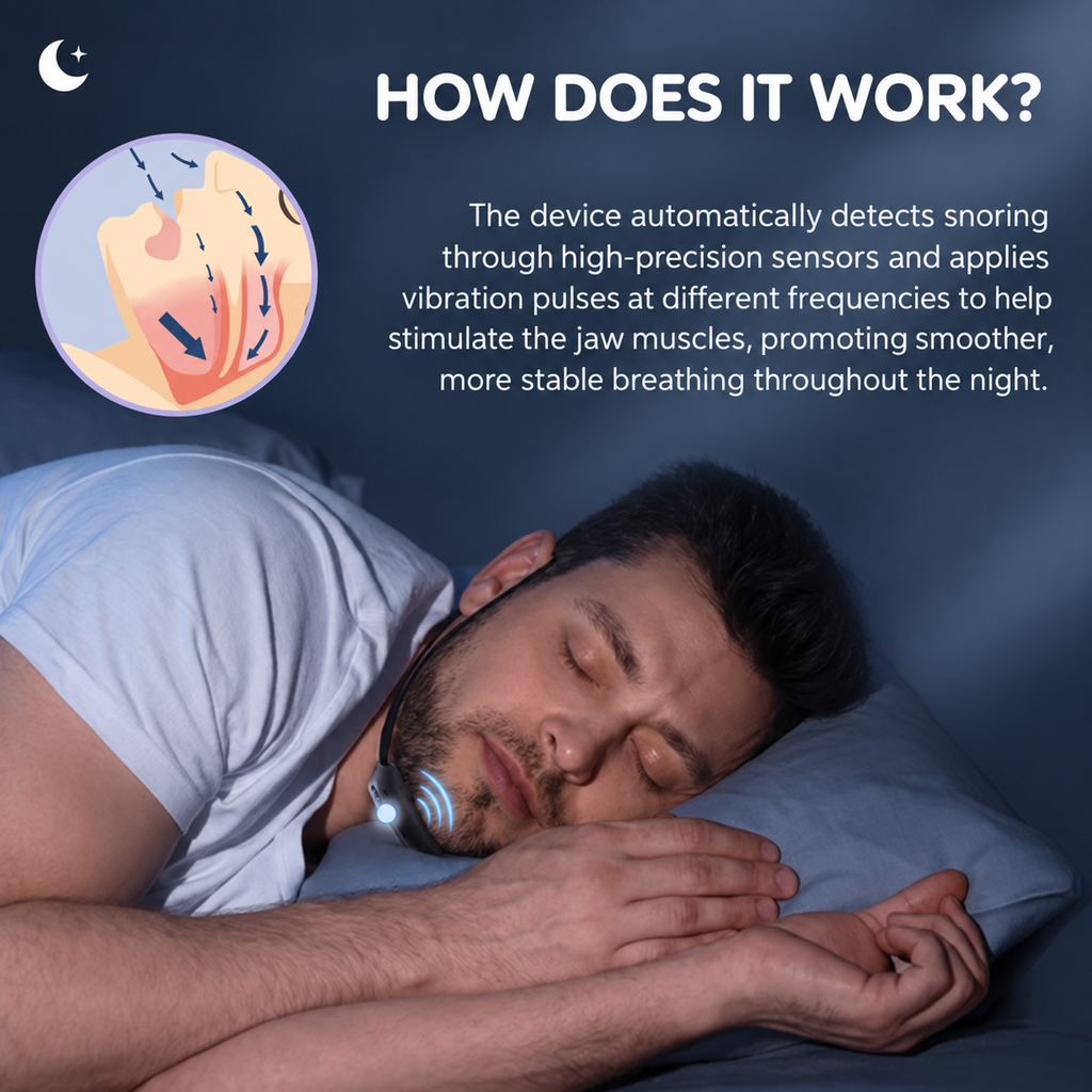 💤Smart Snoring Prevention Device