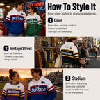 Retro Football City Hoodie