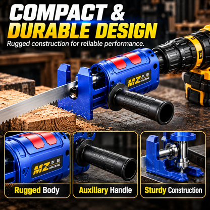 🔧 Drill to Reciprocating Saw Adapter – Turn Your Drill Into a Power Saw! 🪚