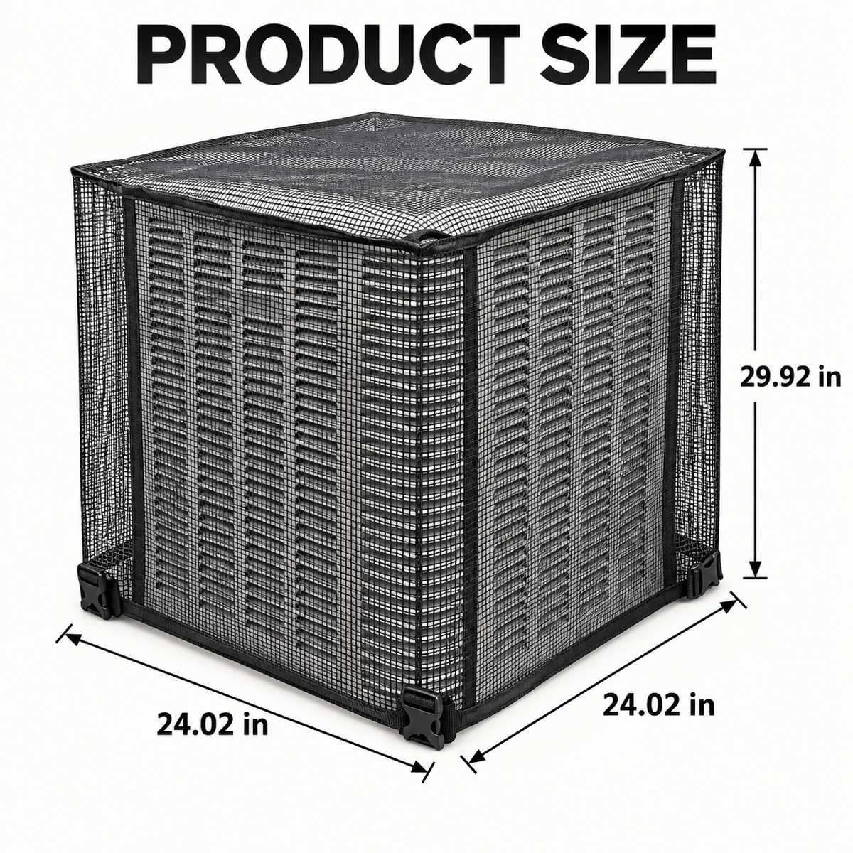 Outdoor AC Mesh Cover for Cleaner, Better-Protected Units