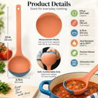 3-in-1 Silicone Ladle & Scraper Spoon