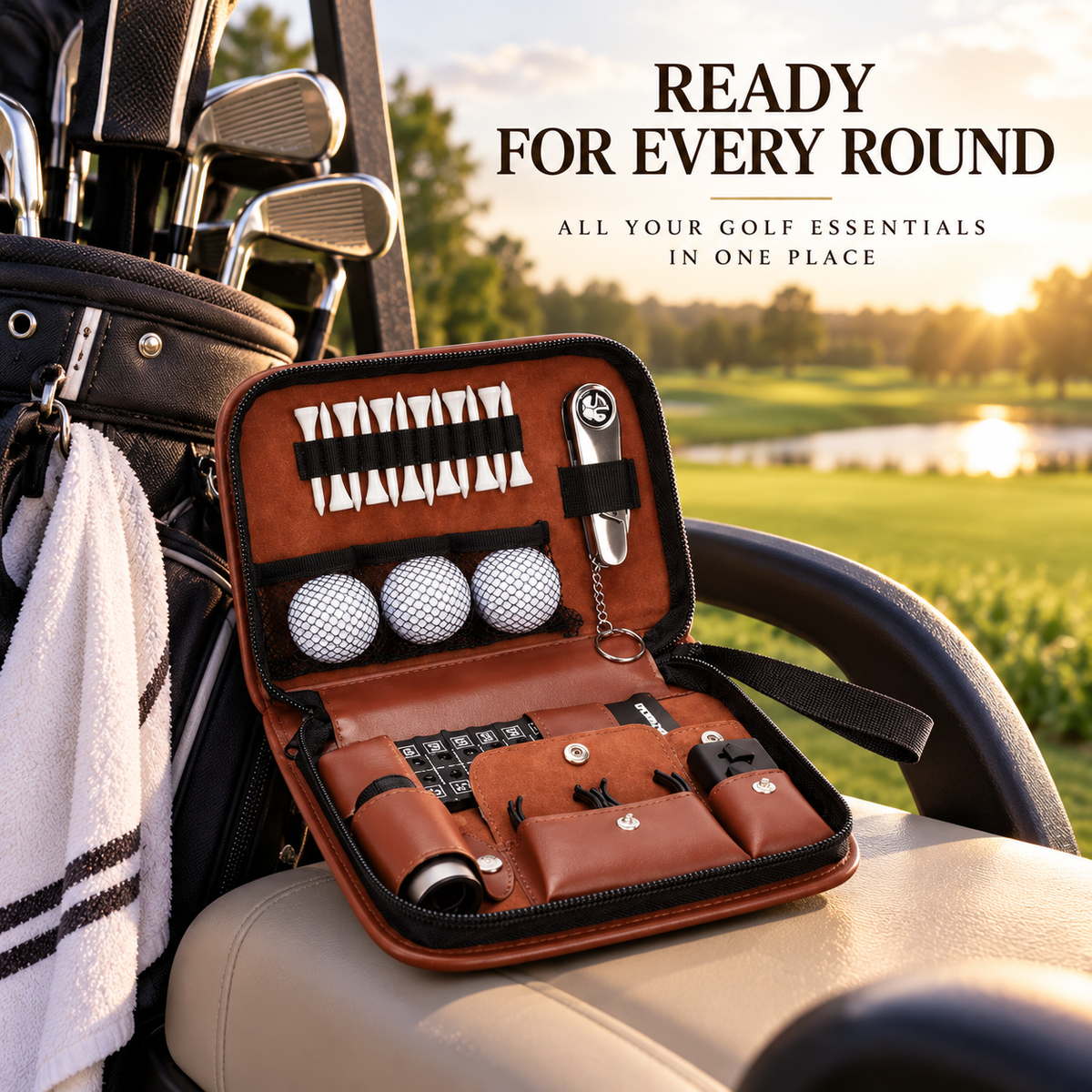 Personalized Golf Accessories Organizer Case