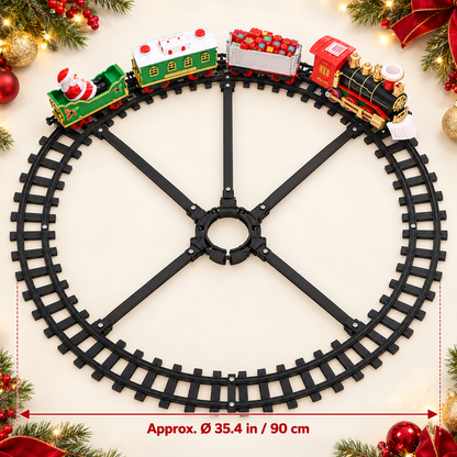 🎄 Animated Christmas Train Set for Around the Tree