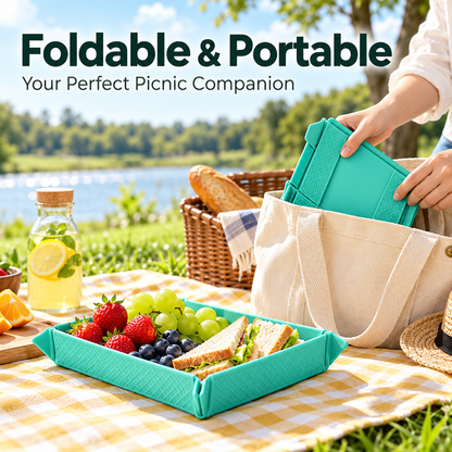 🍓2-in-1 Magnetic Foldable Silicone Storage Mat – Less Clutter, More Space! ✨