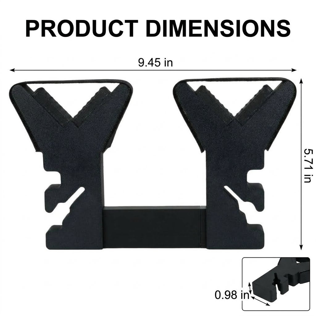 Adjustable Dual Gun Seat Mount – Secure, Space-Saving Rifle & Shotgun Holder for Trucks & SUVs