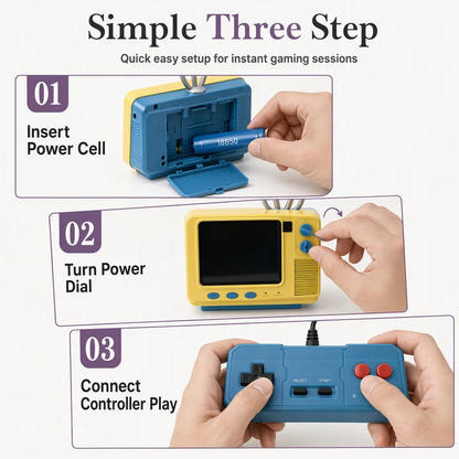 Vintage Handheld Gaming Console with 2.8in IPS Screen