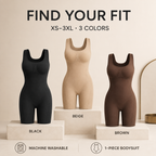 The Ultimate No-Hassle Bodysuit: Open-Back Tummy Control & Butt Lifting Shaper