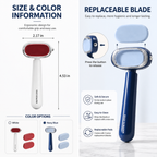 2-in-1 Foot Callus Remover – Dual-Sided Foot File with Replaceable Blade