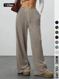 Women’s High-Waisted Wide-Leg Casual Pants – Relaxed Athleisure Fit