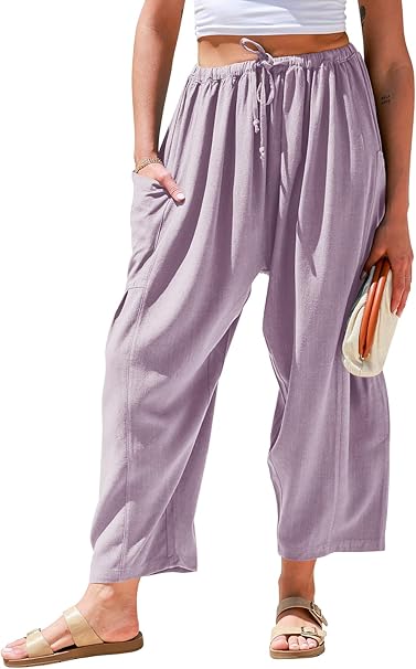☀️Summer Hot Sale 49% OFF -Women's Linen Wide Leg Pants with Pockets