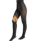 Women’s Fleece-Lined Fake Sheer Thermal Tights