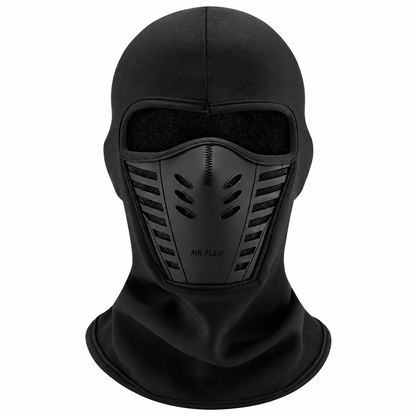 ❄️ Winter Fleece Balaclava with Vented Face Panel & Extended Neck Coverage