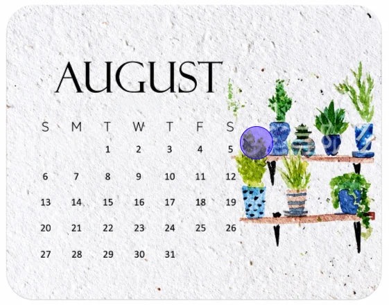 🌱2027 Plantable Seed Paper Calendar – Eco-Friendly Gardening Gift