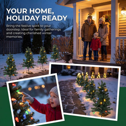 🎄 Solar Christmas Tree Garden Light – Festive Outdoor Holiday Decor