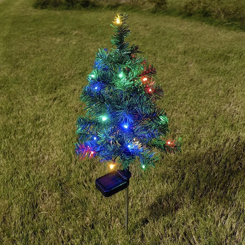 🎄 Solar Christmas Tree Garden Light – Festive Outdoor Holiday Decor